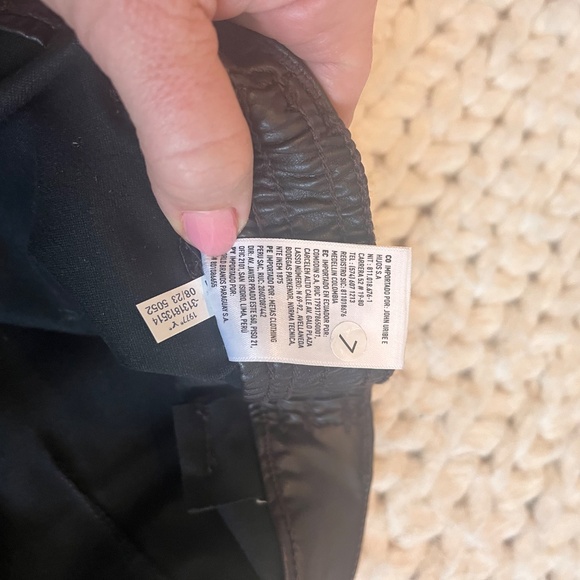 Chocolate Pleather pants - Picture 5 of 13